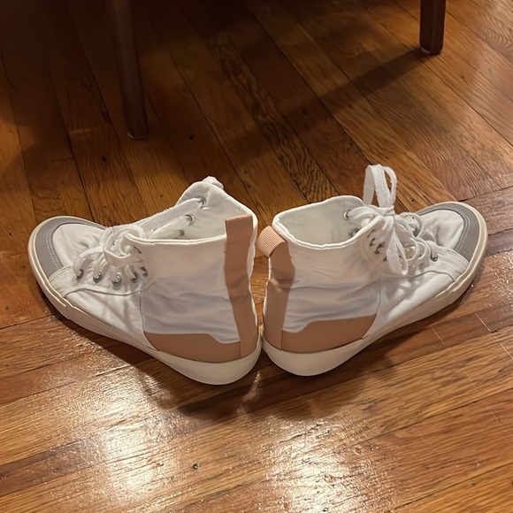 Mango Cotton Canvas Hi-Top Sneakers - Picture 6 of 6